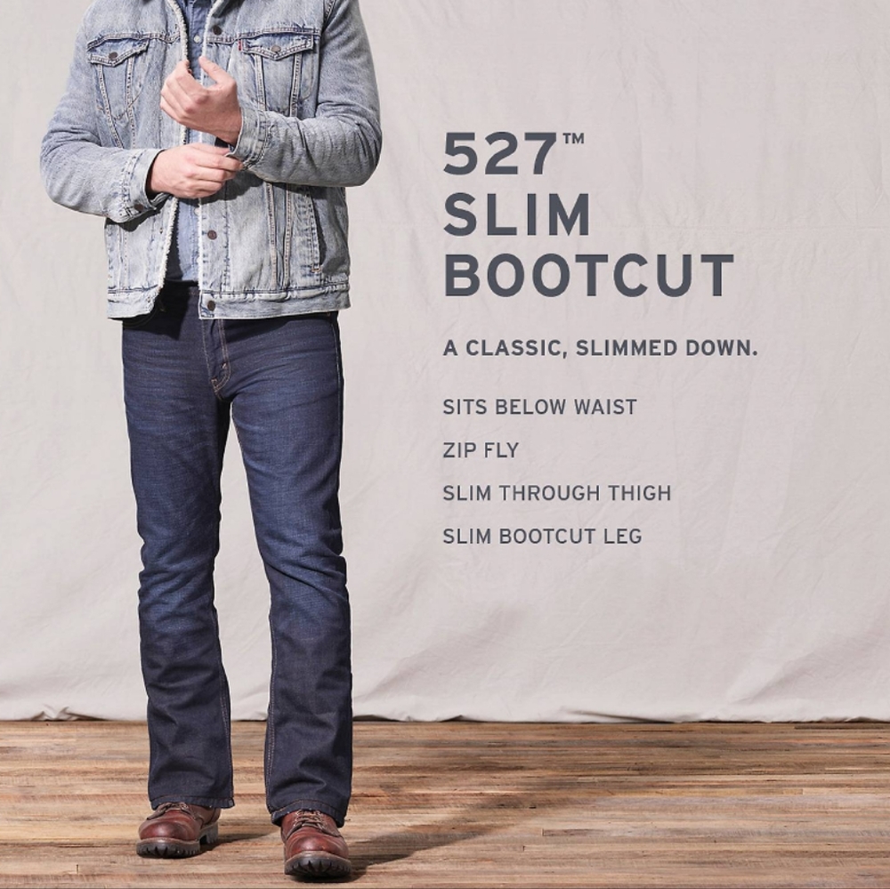 Levi's 527 Men's Light Blue Jeans
